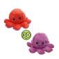 Μεγάλο Χταπόδι που αλλάζει διάθεση - Large Reversible Octopus 30εκ Κόκκινο - Μωβ
