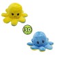 Μεγάλο Χταπόδι που αλλάζει διάθεση - Large Reversible Octopus 30εκ Μπλε - Κίτρινο