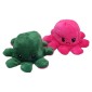 Λούτρινο Χταπόδι που αλλάζει διάθεση - Reversible Octopus 12εκ Πράσινο - Φούξια