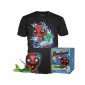 Funko Pop Tees Marvel Deadpool Mermaid Playtime Figure & Tshirt Large