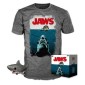 Funko Pop Tees Box Jaws - Night Swim Exclusive Figure 758 & Tshirt Medium