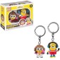 Funko Pocket POP Keychain Minions The Rise of Gru - 70's Bob & Roller Skating Stuart 2-pack Exclusive