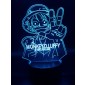 Διακοσμητικό Φωτιστικό One Piece - Monkey D Luffy 3d Acrylic Led Light USB