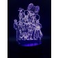 Διακοσμητικό Φωτιστικό One Piece 3d Acrylic Led Light USB