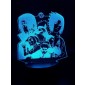 Διακοσμητικό Φωτιστικό Naruto Group 3d Acrylic Led Light USB