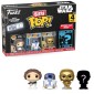Funko Bitty POP! Star Wars - Princess Leia, R2-D2, C-3PO & Chase Mystery 4-Pack Vinyl Figures