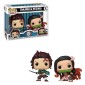 Funko POP Animation Demon Slayer - Tanjiro & Nezuko 2-pack Vinyl Figures Special Edition Exclusive