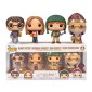Funko POP Harry Potter - Harry Potter, Hermione Granger, Ron Weasley, Albus Dumbledore 4-Pack Vinyl Figures Exclusive
