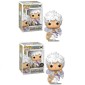 Funko POP Animation Bundle of 2 One Piece - Luffy Gear 5 1607 & GiTD Chase Vinyl Figures