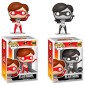 Funko POP Bundle of 2 Disney The Incredibles - Elastigirl 1508 & Chase Vinyl Figures