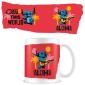 Stor Κεραμική Κούπα Lilo & Stitch Mug 315ml Λευκό-Κόκκινο