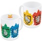 Stor Κεραμική Κούπα Harry Potter - Houses Mug 325ml Λευκή