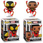 Funko POP Bundle of 2 Marvel - Miles Morales Iron Spider 1448 Bobble-Head