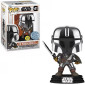 Funko POP Movies Star Wars - The Mandalorian with Darksaber GitD 491 Bobble-Head Special Edition