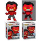 Funko POP Marvel Bundle of 2 - Red Hulk & GitD Chase 854 Bobble-Head Special Edition