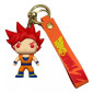 3D Μπρελόκ Σιλικόνης DragonBall Z - Goku Super Saiyan God 8 εκ.