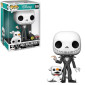 Funko POP Disney - Jack Skellington with Zero GiTD 809 Vinyl Figure Supersized 25εκ. Special Edition