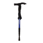 Τηλεσκοπικό Μπαστούνι - Μπατόν με Φακό & Πυξίδα - για Πεζοπόρους - Μπλε