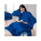 Κουβέρτα με Μανίκια Snuggle Super Soft Fleece - Μπλε
