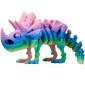 3D Printed Φιγούρα Δεινόσαυρου Triceratops 22 cm - Pastel χρώματα