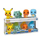Funko POP Games Pokemon - Pikachu, Bulbasaur, Charmander, Squirtle 4-Pack Vinyl Figures Special Edition