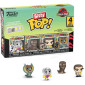 Funko Bitty POP! Jurassic Park - Mr. DNA, Dilophosaurus Fossil, Dennis Nedry, Dilophosaurus 4-Pack Vinyl Figures