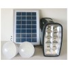 Ηλιακό Σύστημα Φωτισμού & Φόρτισης Με Panel, Μπαταρία, Φακό & 2 Λάμπες LED 90LM