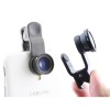 Φακοί FishEye, Wide, Macro με κλιπ για Κάμερα Kινητών - Universal Lens x3