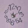 Ρολόι Τοίχου Αυτοκόλλητο DIY 10A022