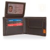 Δερμάτινο Πορτοφόλι με Προστασία RFID/NFC - Tom Black-Red