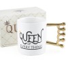 Κούπα με λαβή σε σχήμα Κορώνα - Queen of Everything Crown Mug