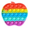 Anti Stress Fidget Bubble Pop Αγχολυτικό Παιχνίδι Μήλο Rainbow