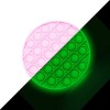 Anti Stress Fidget Bubble Pop Αγχολυτικό Παιχνίδι Κύκλος Ροζ Glow