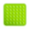 Anti Stress Fidget Bubble Pop Αγχολυτικό Παιχνίδι Τετράγωνο Πράσινο Glow