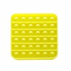 Anti Stress Fidget Bubble Pop Αγχολυτικό Παιχνίδι Τετράγωνο Κίτρινο Glow
