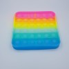 Anti Stress Fidget Bubble Pop Αγχολυτικό Παιχνίδι Τετράγωνο Rainbow Glow 