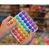 Fidget Bubble Pop it Dimple Τετράγωνο Rainbow