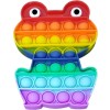 Anti Stress Fidget Bubble Pop it Αγχολυτικό Παιχνίδι Βατραχάκι Rainbow