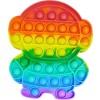 Anti Stress Fidget Bubble Pop it Αγχολυτικό Παιχνίδι Αστροναύτης Rainbow