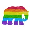 Super Jumbo Fidget Pop it Αγχολυτικό Παιχνίδι Ελέφαντας Γιγαντοτεράστιος Rainbow