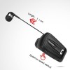 Ασύρματο Bluetooth Handsfree Ακουστικό 2in1 - Μαύρο