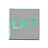 Φωτιζόμενη Πινακίδα Αλουμινίου - Επιγραφή LED Exit Green