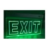 Eπαναφορτιζόμενη Πινακίδα Σήμανσης LED Διπλής Όψης Εξόδου Κινδύνου - EXIT