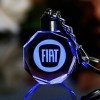 3D Led Light Κρυστάλλινο Μπρελόκ Αυτοκινήτου - Fiat