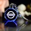 3D Led Light Κρυστάλλινο Μπρελόκ Αυτοκινήτου - Nissan