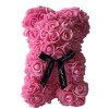 Αρκουδάκι Από Τεχνητά Τριαντάφυλλα 24cm - Teddy Bear Roses Ροζ