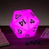 D20 Ζάρι Φωτιστικό Multi Color Light με Δώρο Τροφοδοτικό
