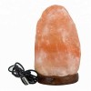 Διακοσμητικό Φωτιστικό Αλάτι Ιμαλαΐων LED 14cm Usb - Πορτοκαλί