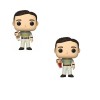 Funko POP Bundle of 2 The 40 Year Old Virgin - Andy Holding Oscar Goldman & Chase 1063