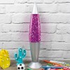 Φωτιστικό Glitter Μωβ - Glitter Lamp Purple 34cm